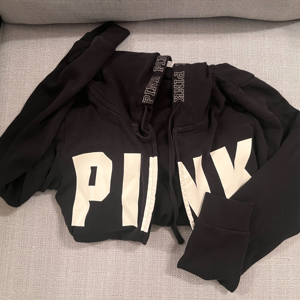 Black/white pink jacket